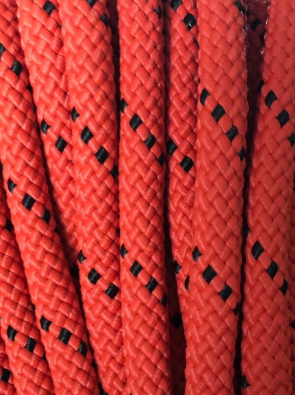 3/8" Orange, Black Tracer - Utility Rope