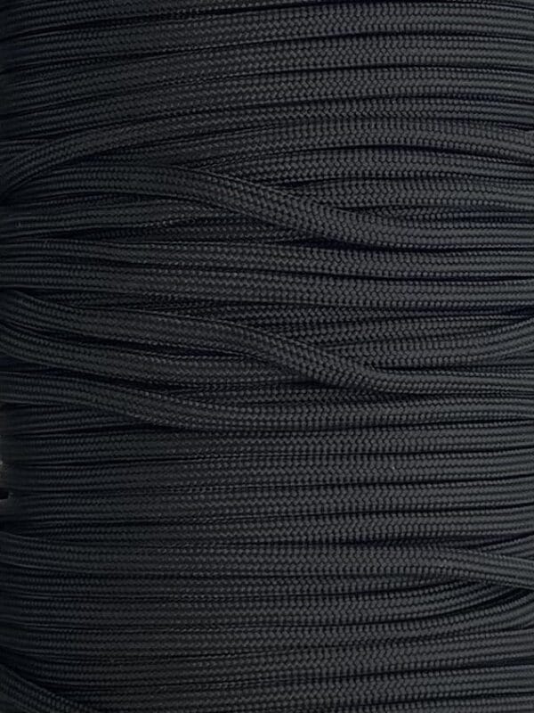 550 Paracord Black Poly/Nylon USA MADE