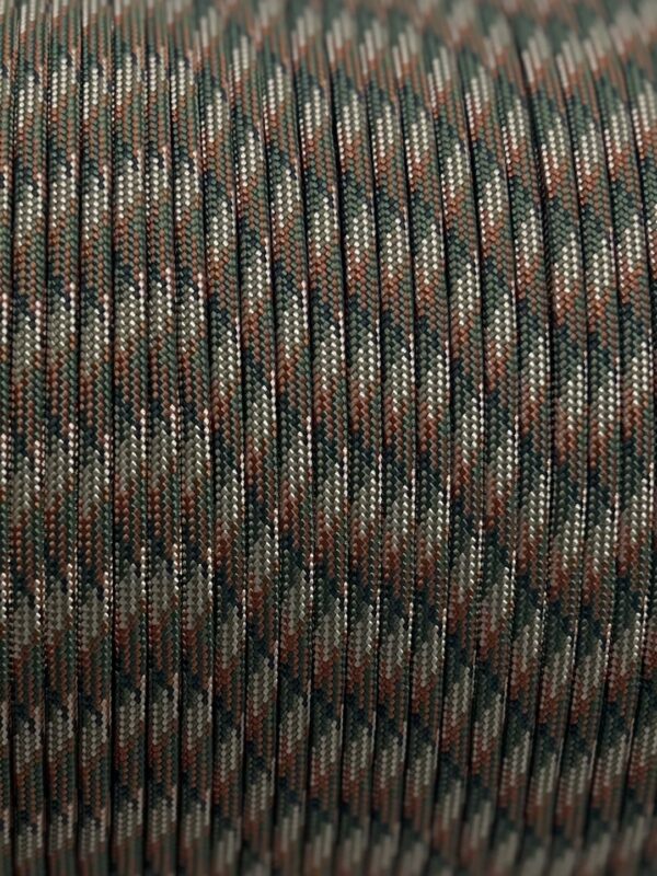 550 Paracord Woodland Nylon Camo Pattern Quality Nylon USA MADE